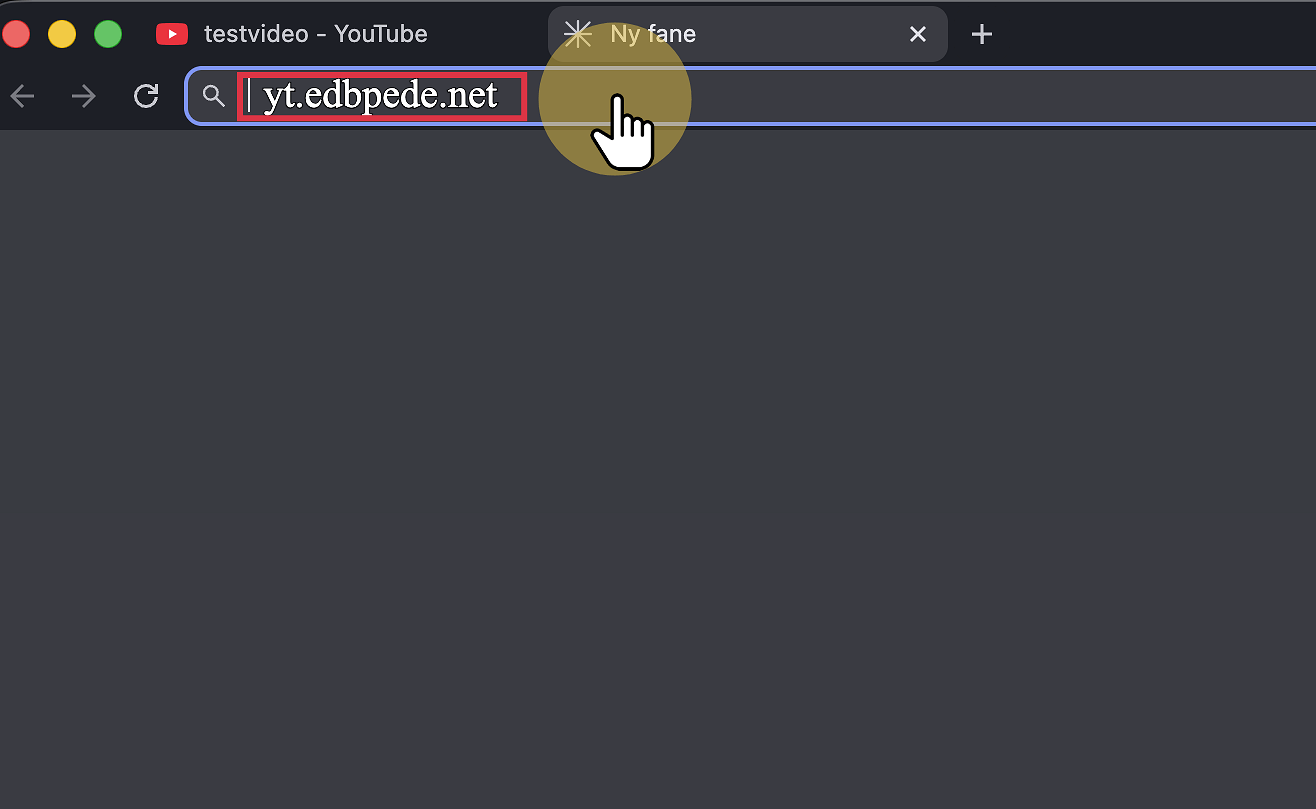 Indtast yt.edbpede.net