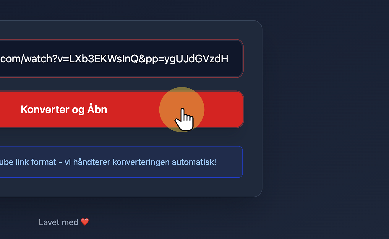 Konverter og åbn