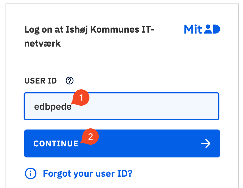 MitID-login