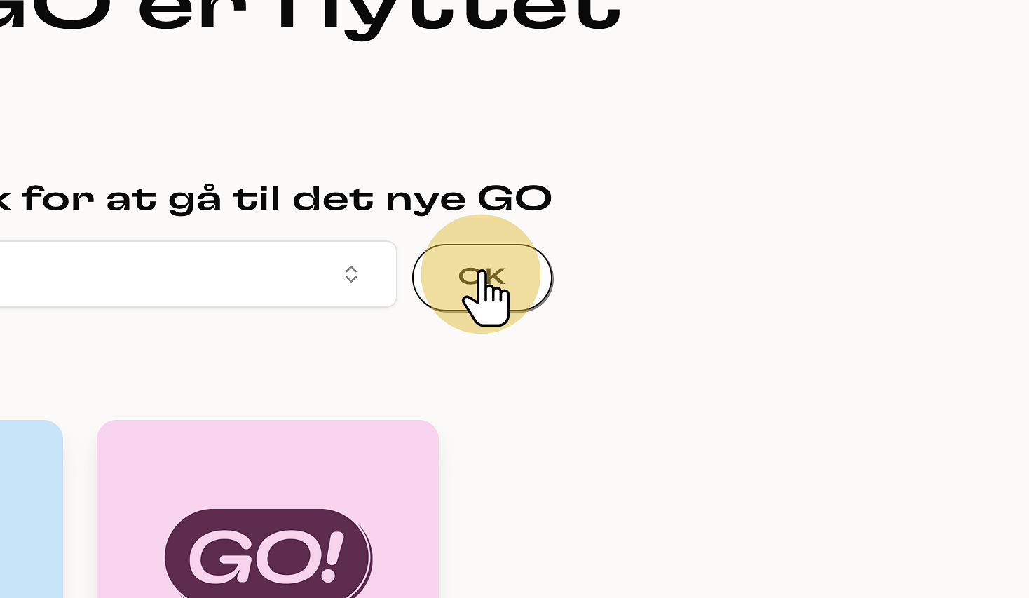 Tryk OK